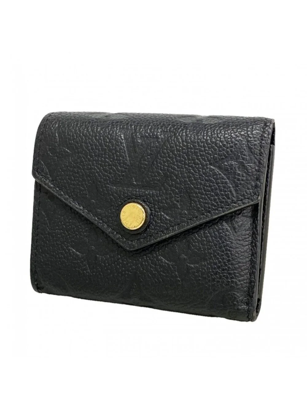 Louis Vuitton Trifold Wallet Monogram Empreinte Portefeuille Zoe Noir